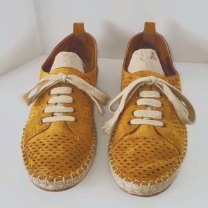 Mi.iM London mustard espadrille sneaker